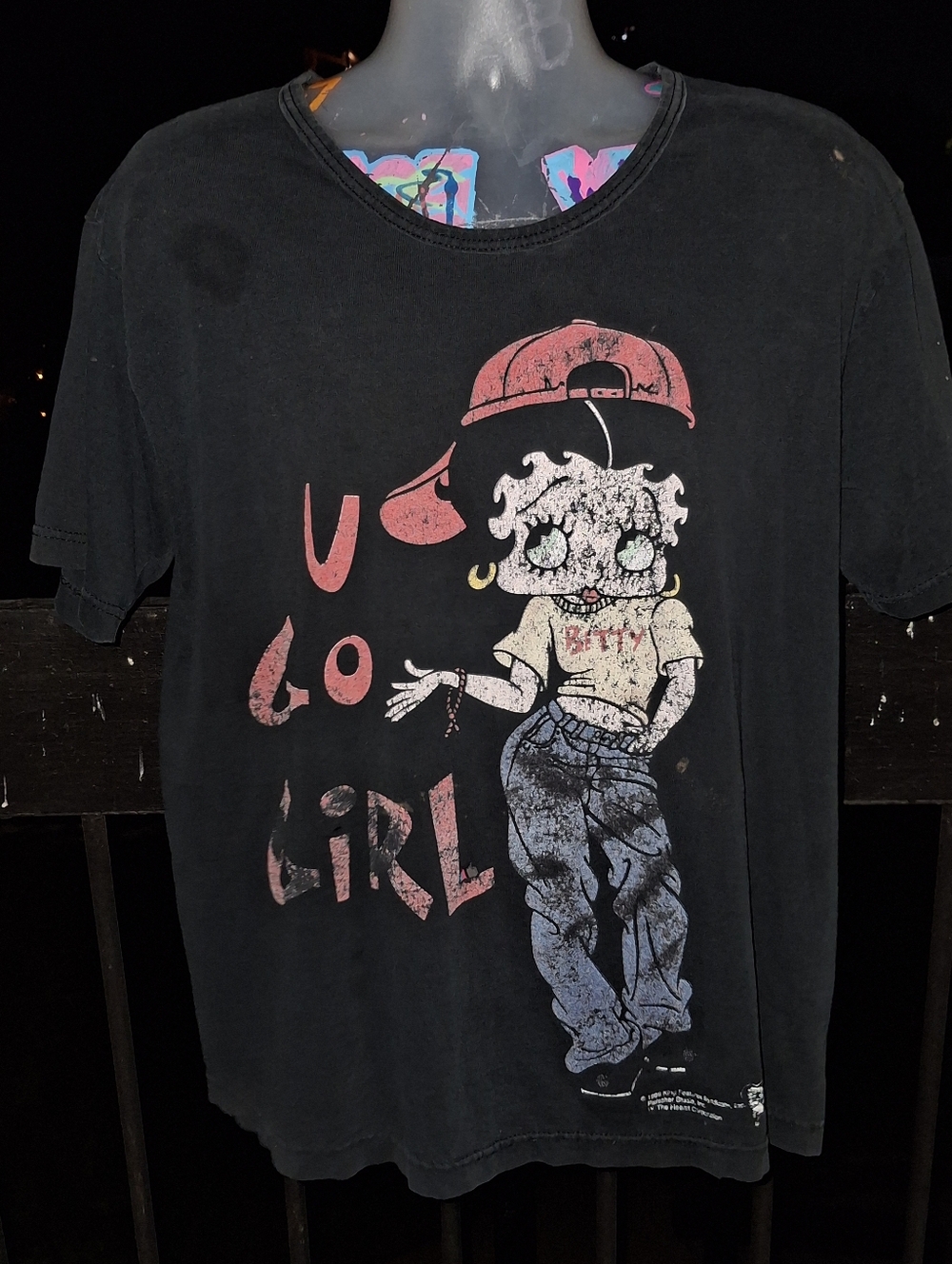 Vintage 1996 BETTY BOOP U Go Girl T Shirt Size Large